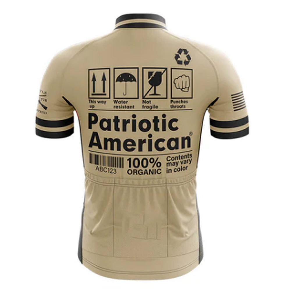 Patriotic American Cycling Jersey Rear