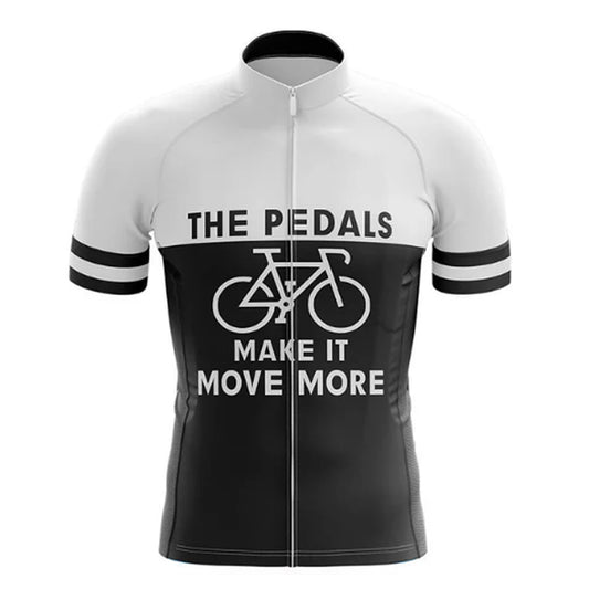 Pedals Make It Move Cycling Jersey Front