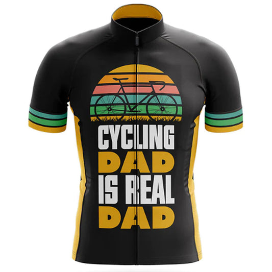 Real Dad Cycling Jersey Front