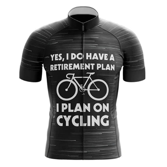 Retire Right Cycling Jersey Front