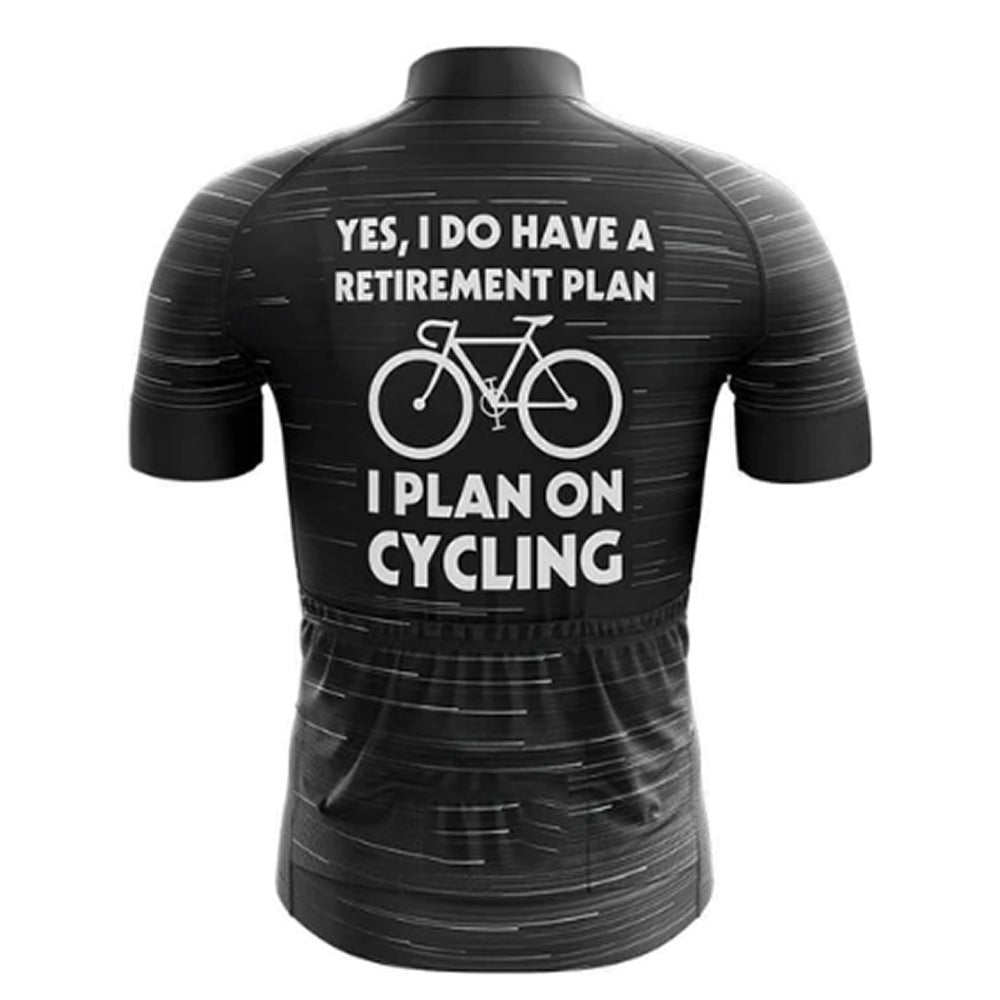 Retire Right Cycling Jersey Rear