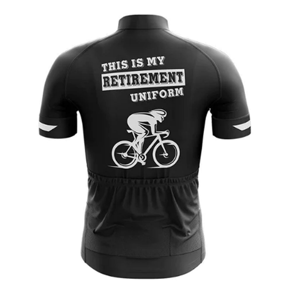 Retirement Uniform Cycling Jersey Rear