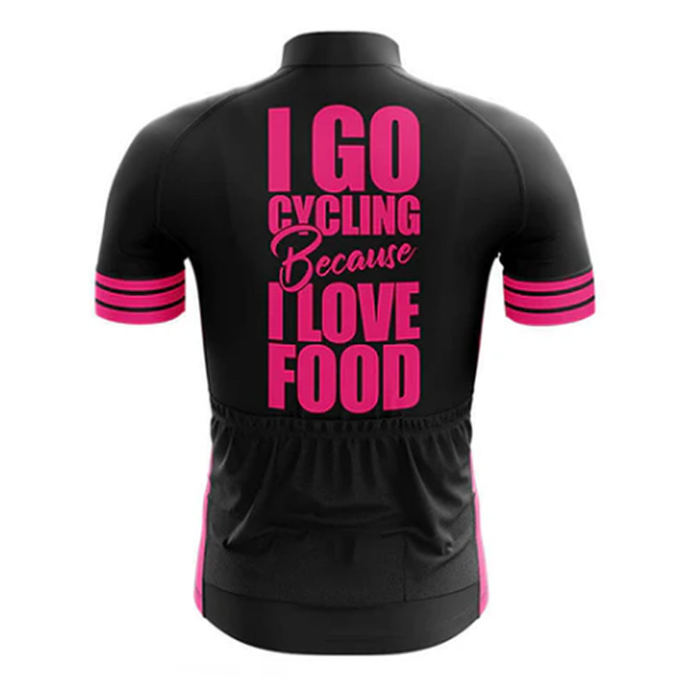 Ride To Eat Cycling Jersey Rear