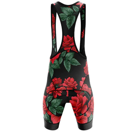 Rose Cycling Bib Shorts Rear