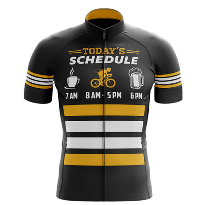 Todays Schedule Cycling Jersey front