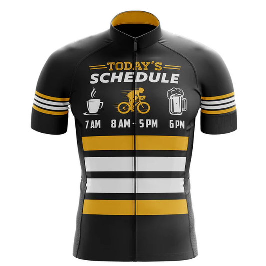 Todays Schedule Cycling Jersey front