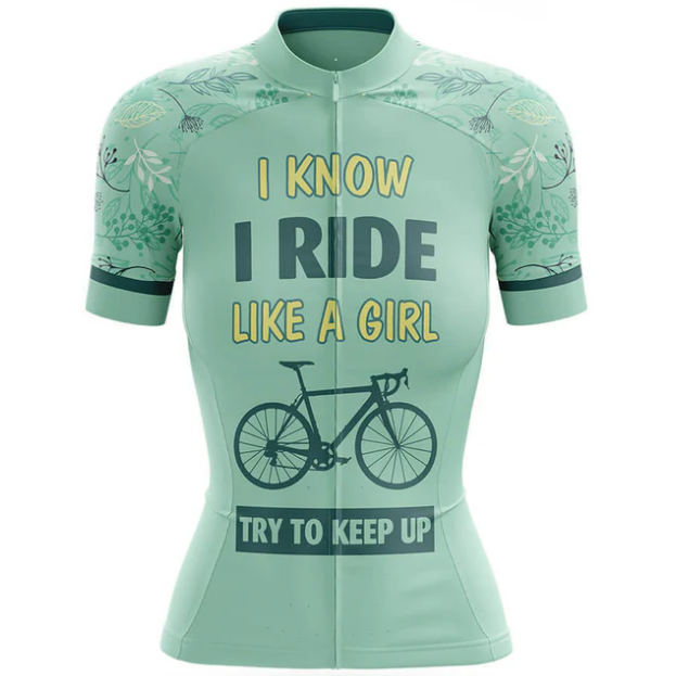 Try To Keep Up Cycling Jersey Front