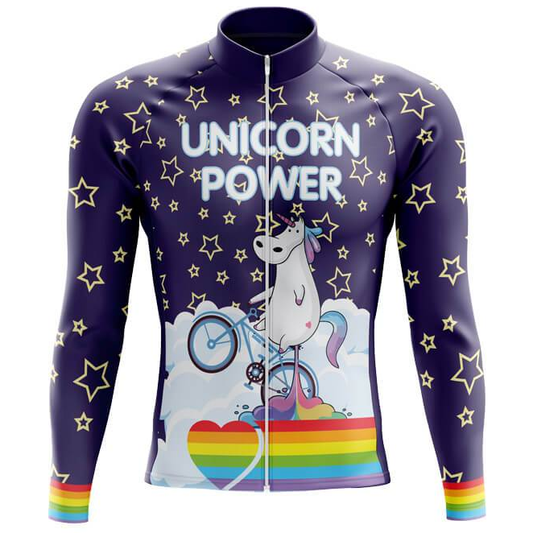unicorn power cycling jersey