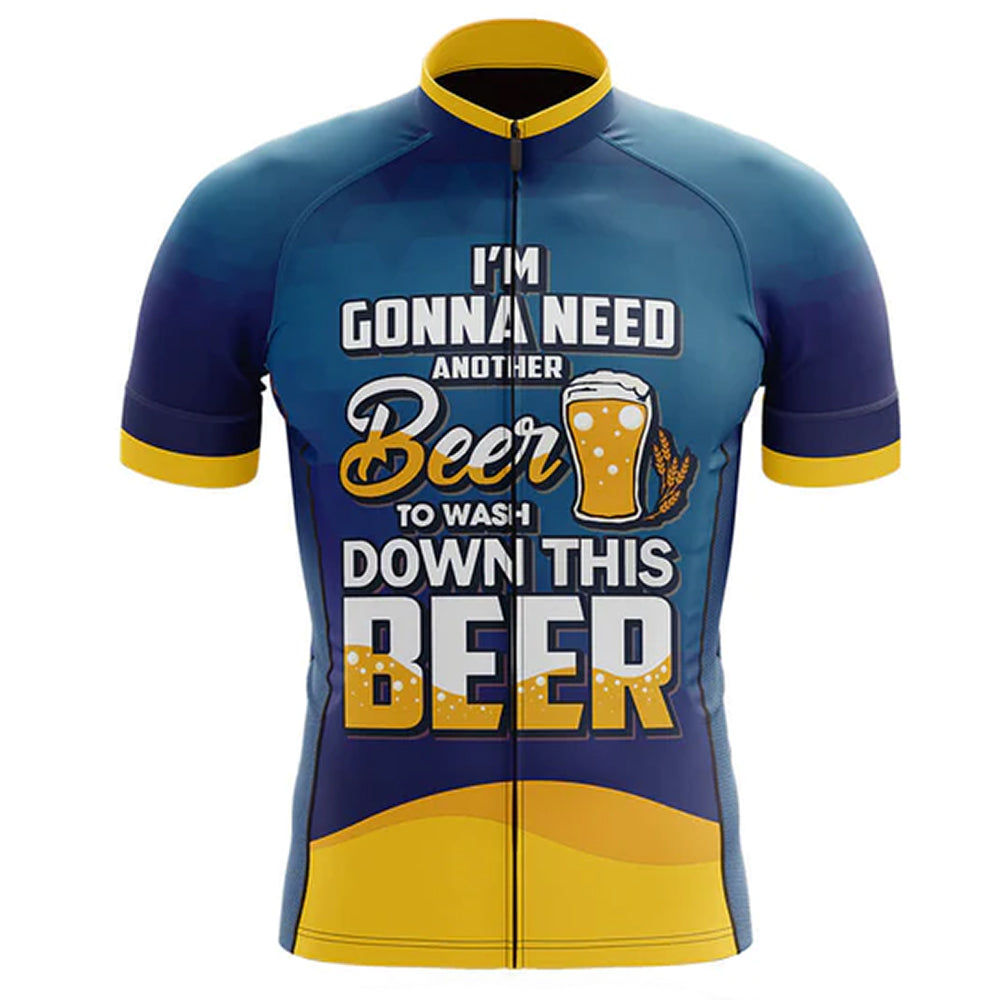 Wash Down This Beer Cycling Jersey Front