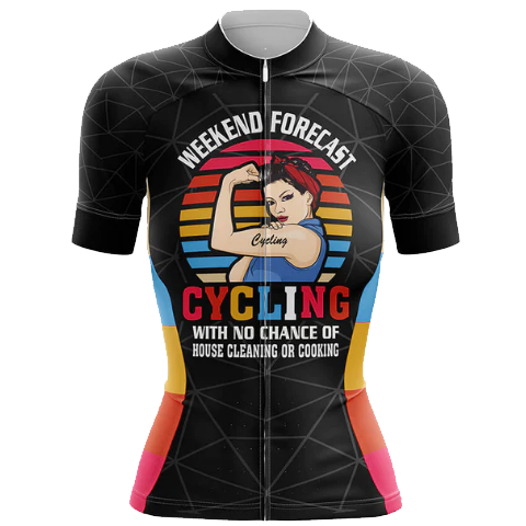 Weekend Forecast Cycling Jersey Front