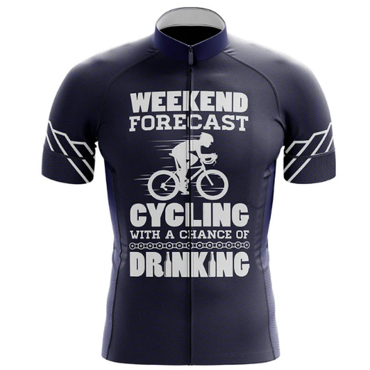 Weekend Forecast Cycling Jersey Front