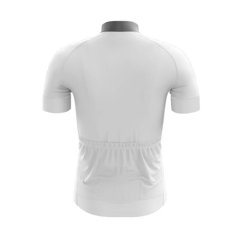 White Dinner Suit Cycling Jersey Rear