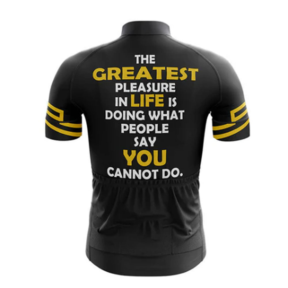 You Can Do It Cycling Jersey Rear