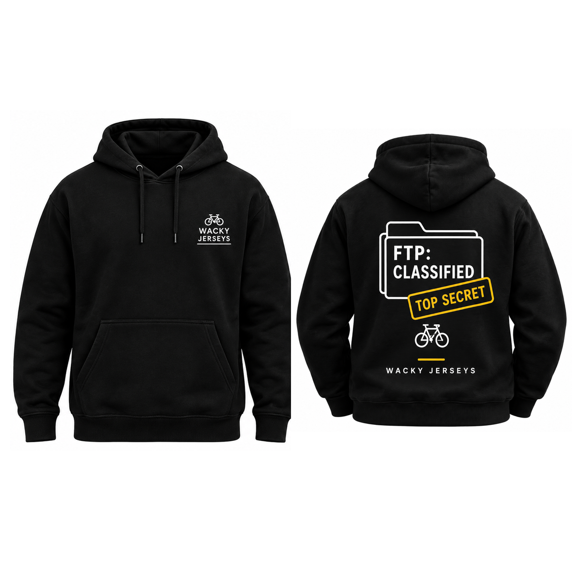 FTP Classified hoodie front and rear side-by-side square image