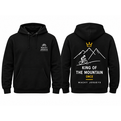 king cycling hoodie front and rear square