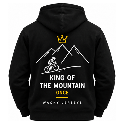 king of the mountain rear hoodie enlarged to fill 95 percent of square frame
