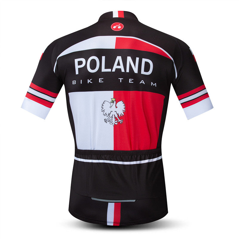 Rear view Poland Bike Team Cycling Jersey