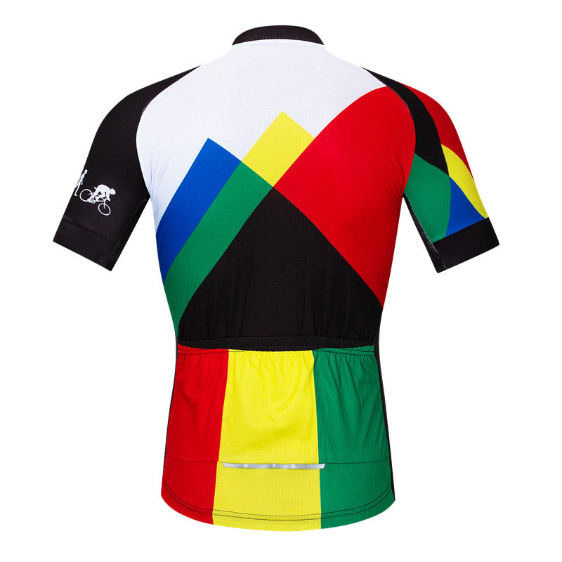 Rear view Evolution Of Man Cycling Jersey