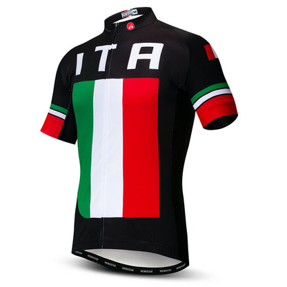 Side view Italy Bike Team Cycling Jersey