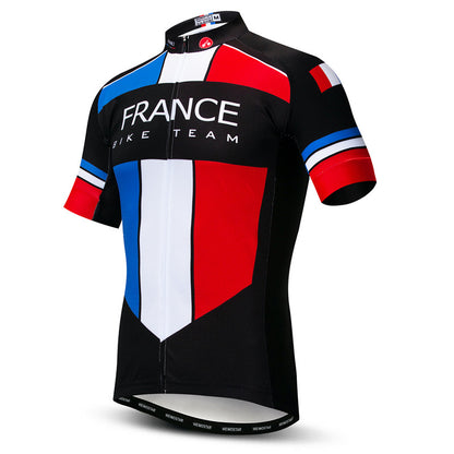 Side view France Bike Team cycling jersey
