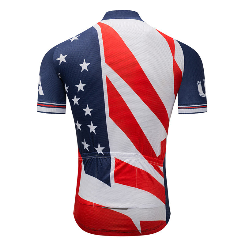 The USA Cycling Jersey Rear View
