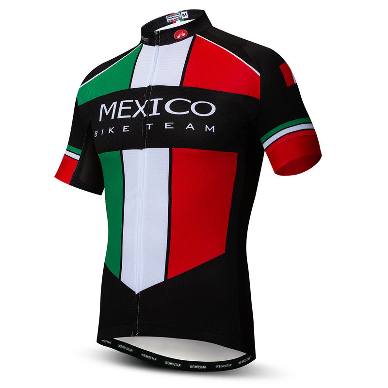 Side view Mexico Bike Team Cycling Jersey