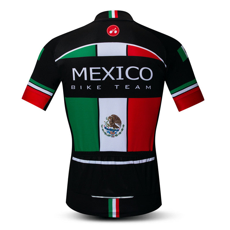 Rear view Mexico Bike Team Cycling Jersey
