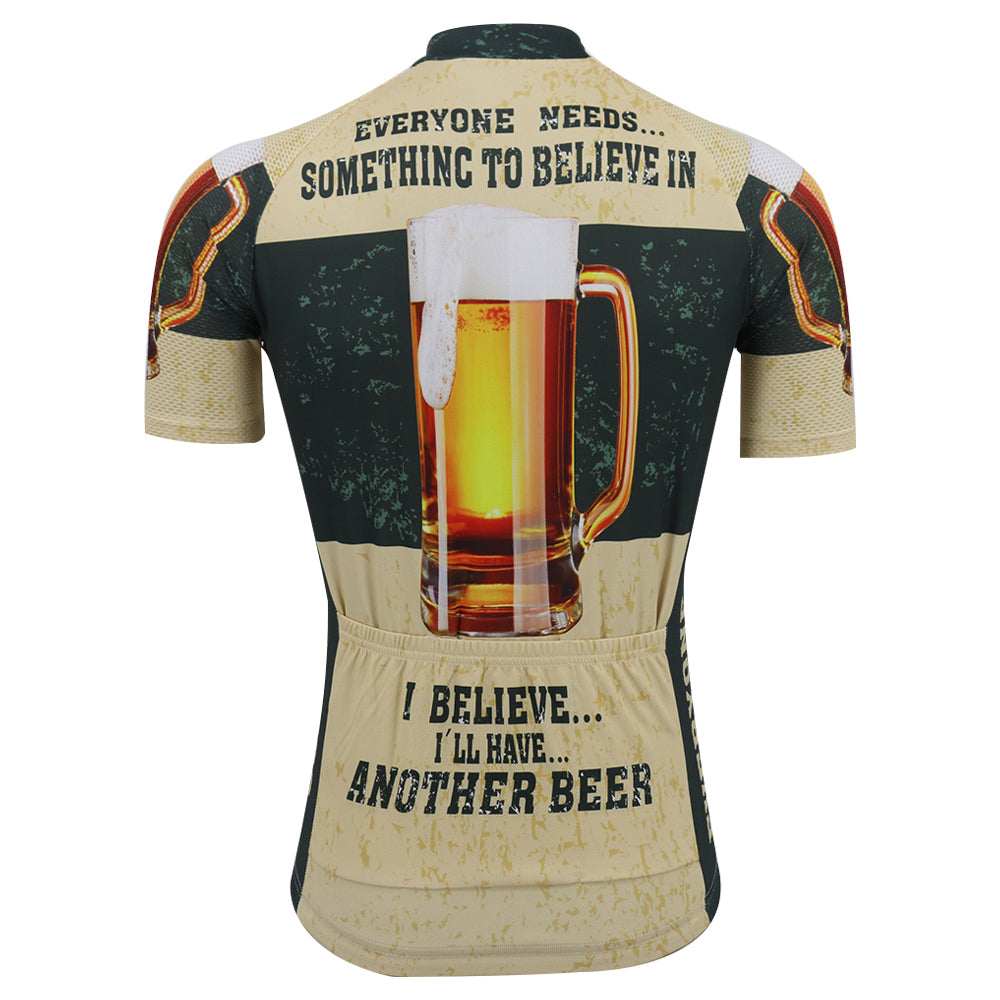 Beer Belief Cycling Jersey Rear View
