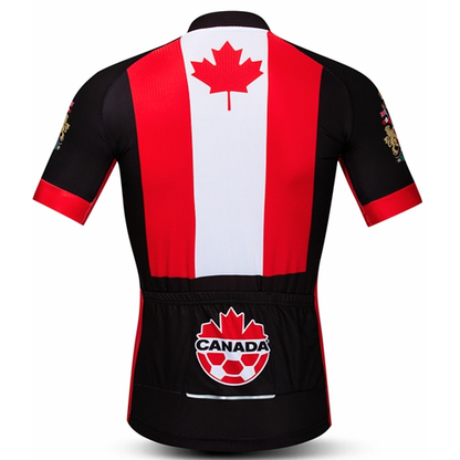Canada Cycling Jersey Back