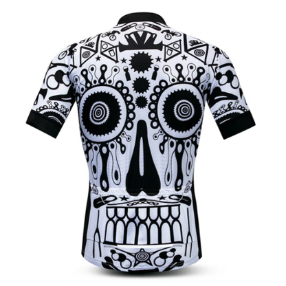 Day Of The Dead Cycling Jersey Rear View