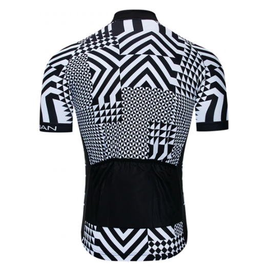 Dazzle Camo Cycling Jersey Rear View