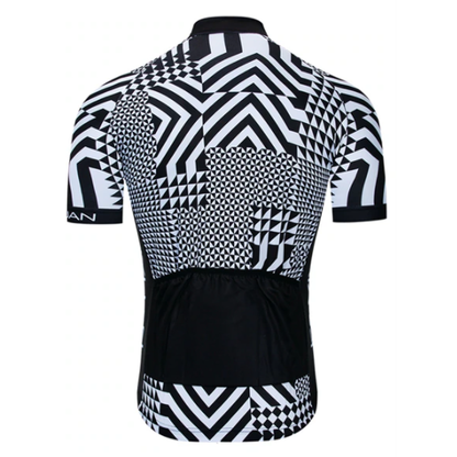 Dazzle Camo Cycling Jersey Rear View