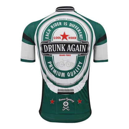 Drunk Again Cycling Jersey Rear View