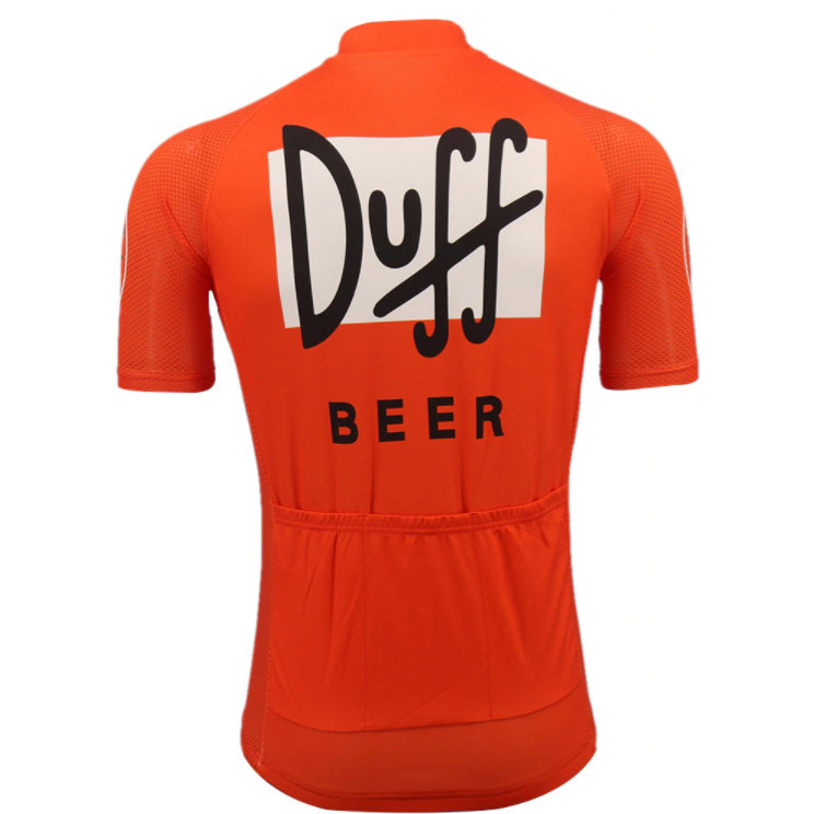 Duff Beer Cycling Jersey Rear View