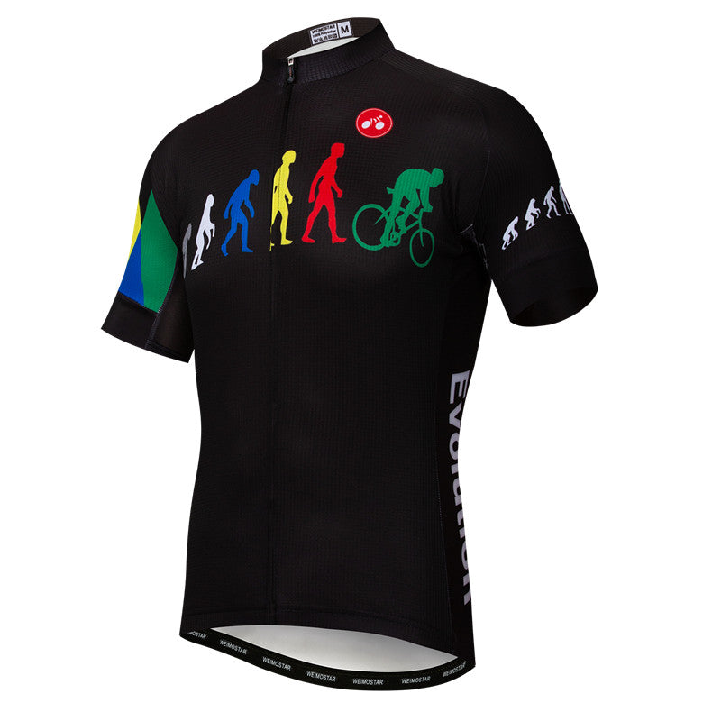 Side view Evolution Of Man Cycling Jersey