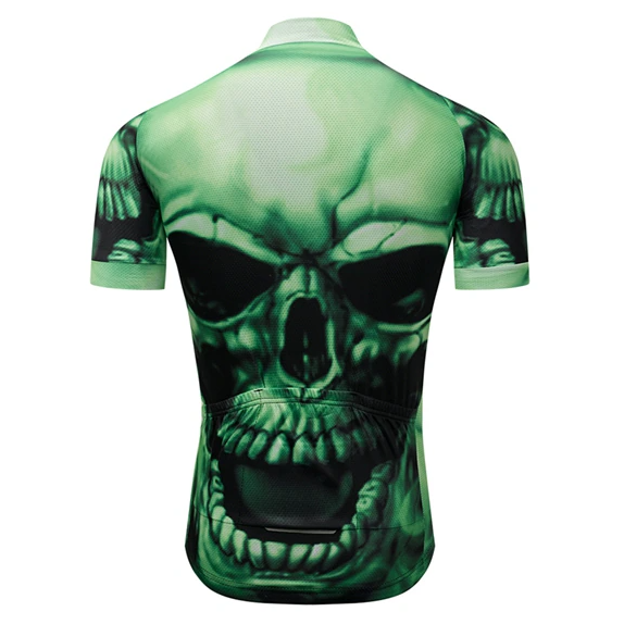 Green With Envy Cycling Jersey Rear View