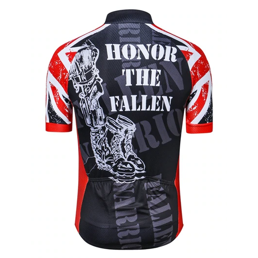 Rear View Honor The Fallen Cycling Jersey