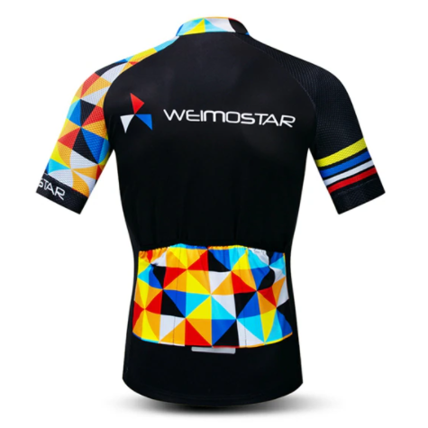 Light Prism Cycling Jersey Rear View