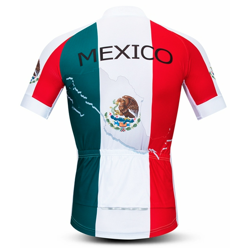 Mexico Cycling Jersey Rear 