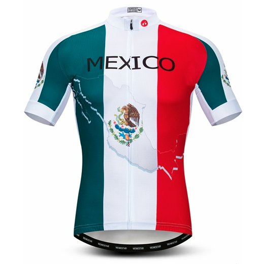 Mexico Cycling Jersey Front View