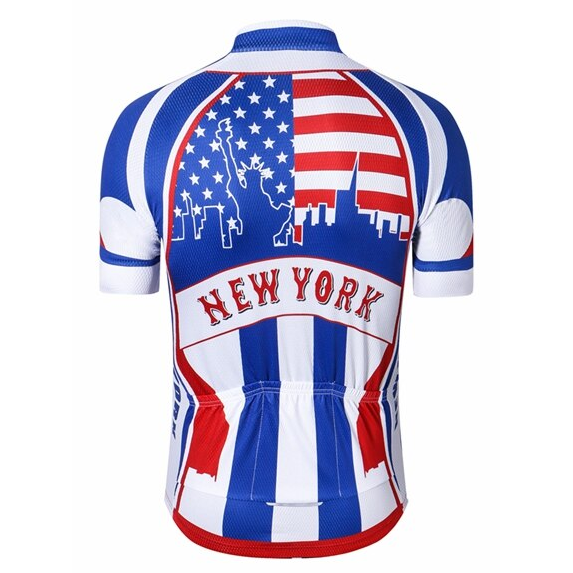 New York Cycling Jersey Rear View
