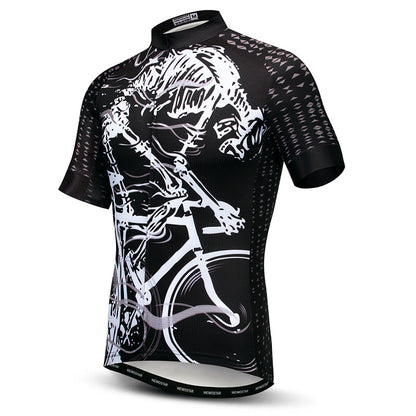 Side view The Night Rider Cycling Jersey