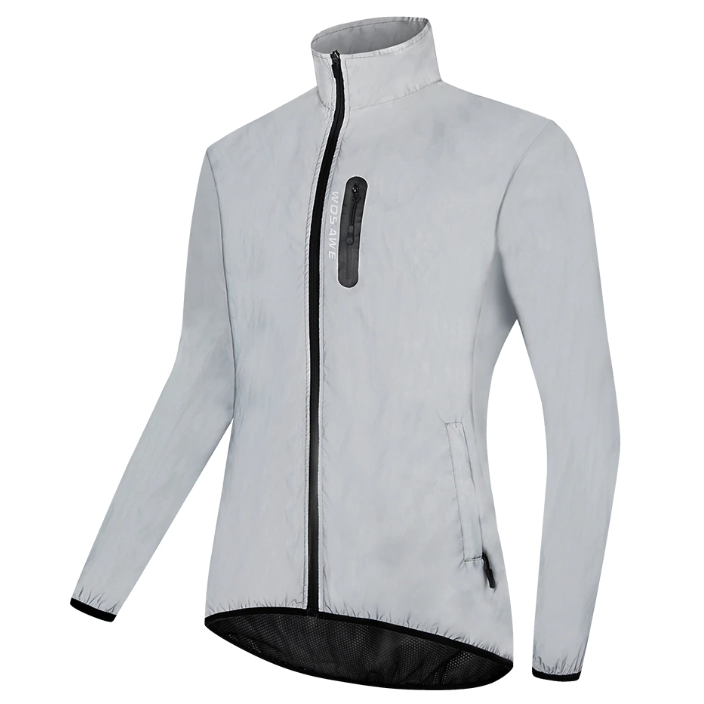 High Visibility Reflective Cycling Jacket side
